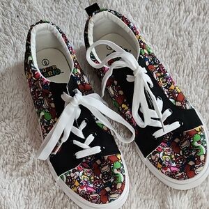 Super Mario Print Sneakers